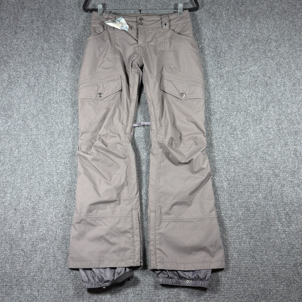 Burton Dryride Snowboard Pants Womens XS Gray Snow Ski Outdoors Insulated Low Ri